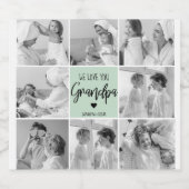 コラージフォトグラン最高のパーテルミントギフト ビールラベル (シングルラベル)