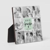 コラージフォトグラン最高のパーテルミントギフト フォトプラーク (正面)