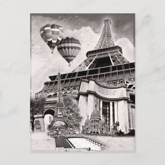 コラージフランスのv1 ポストカード (正面)