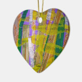 コラージュお洒落オーナメント セラミックオーナメント (左)