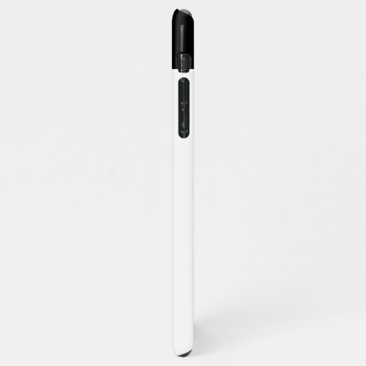 コラージュのカップルの写真とハグとキスフレーズの愛 iPhoneケース (左側)