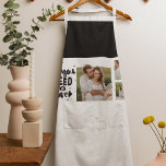 コラージュのカップルの写真&あなたが必要とするすべては愛の引用文 エプロン<br><div class="desc">コラージュのカップルの写真&あなたが必要とするすべては愛の引用文</div>
