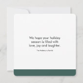 コラージュのクリスマスフォト | Love Peace Hope (裏面)