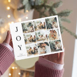 コラージュのクリスマス9枚の写真 |ハッピージョイホリデー ポストカード<br><div class="desc">コラージュのクリスマス9枚の写真 |ハッピージョイホリデー</div>
