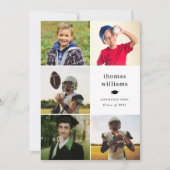 コラージュのグラデーション写真 案内状 (正面)