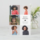 コラージュのグラデーション写真 案内状 (スタンド正面)