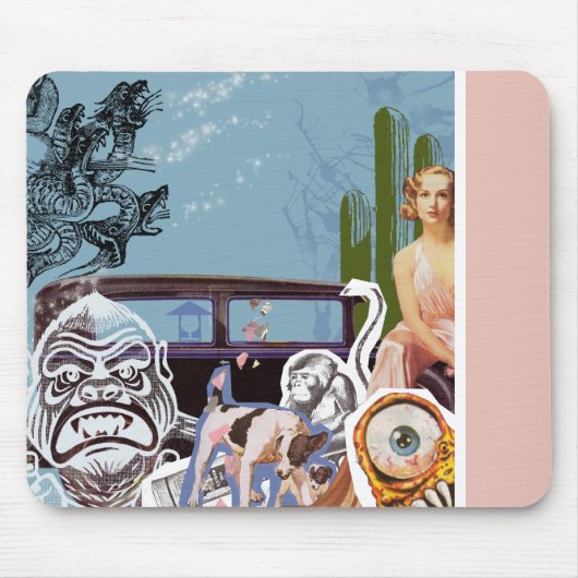 コラージュのマウスパッド マウスパッド (正面)