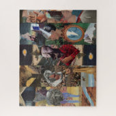 コラージュのラインアップ ジグソーパズル (縦)