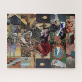 コラージュのラインアップ ジグソーパズル