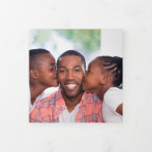 コラージュの休日の写真 三つ折りカード (カバー)