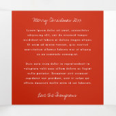 コラージュの休日の写真 三つ折りカード (内部中)