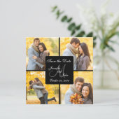 コラージュの写真のセーブ・ザ・デート案内 セーブザデート (スタンド正面)