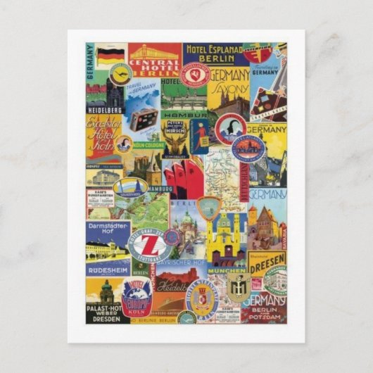 コラージュアルマーニュ ポストカード (正面)