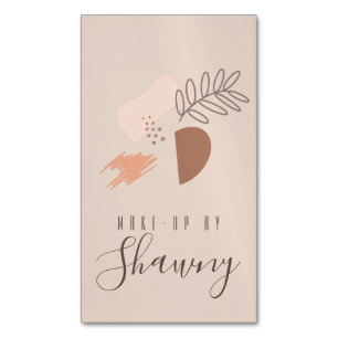 コラージュアーストーン化粧アーティストサロン美しい マグネット名刺