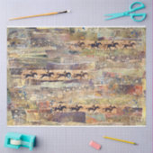 コラージュアートティッシュまたはデコページ紙 薄葉紙 (クラフト)