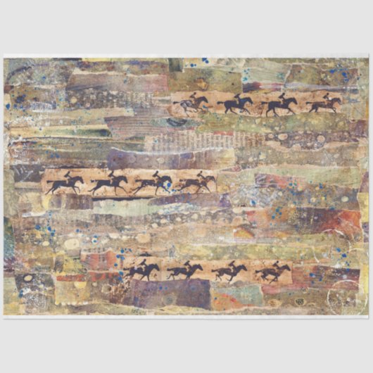 コラージュアートティッシュまたはデコページ紙 薄葉紙 (正面)