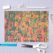 コラージュアートティッシュまたはデコページ紙 薄葉紙 (クラフト)