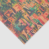 コラージュアートティッシュまたはデコページ紙 薄葉紙 (詳細)