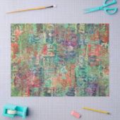 コラージュアートティッシュまたはデコページ紙 薄葉紙 (クラフト)