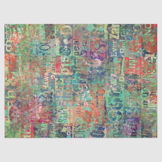 コラージュアートティッシュまたはデコページ紙 薄葉紙 (正面)