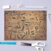 コラージュアートデコパージュティッシュペーパー 薄葉紙 (クラフト)