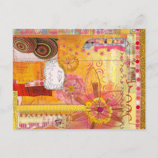 コラージュアート ポストカード