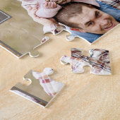 コラージュイニシャルカスタムフォトパズル ジグソーパズル (側面)