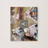 コラージュイニシャルカスタムフォトパズル ジグソーパズル (縦)