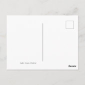 コラージュイラストレーションサボテン葉書 ポストカード (裏面)