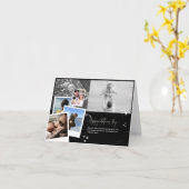 コラージュエレガントファーザーズデイフォトカード カード (黄色い花)