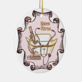 コラージュカスタムナースオーナメント セラミックオーナメント (右)