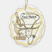 コラージュカスタムナースオーナメント セラミックオーナメント (左)