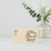 コラージュカスタムナース名刺 名刺 (スタンド正面)