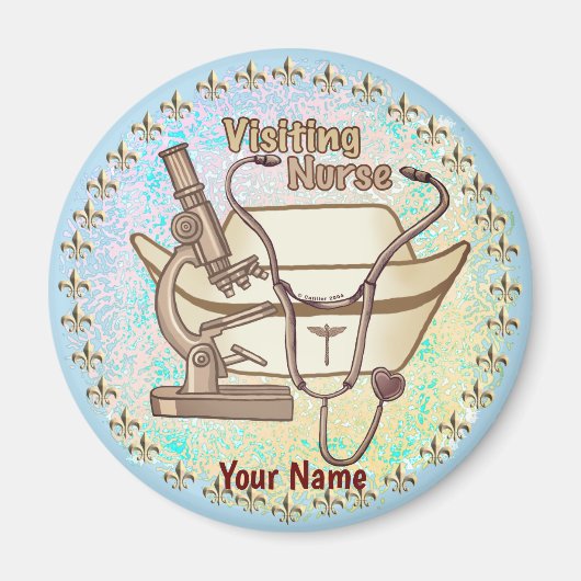 コラージュカスタムナース磁石 マグネット (正面)