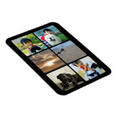 コラージュカスタムフォト6角形フレーム写真 マグネット (右側)