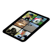 コラージュカスタムフォト6角形フレーム写真 マグネット (左側)