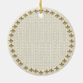 コラージュカスタム小児ナースオーナメント セラミックオーナメント (裏面)