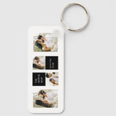 コラージュカップル写真 |バレンタインギフト キーホルダー (裏面)