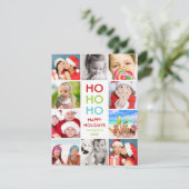 コラージュカラフル |ホリデーカード シーズンカード (スタンド正面)