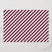 コラージュカラフル |メリー & Bright 5写真 箔シーズンカード (裏面)