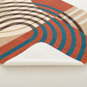 コラージュコンテンポラリーウォールアートのレトロプリントセット。~の シェルパブランケット (3/4)