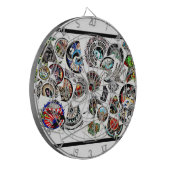 コラージュスケッチ ダーツボード (正面左)