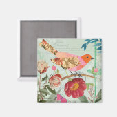 コラージュスタイルソンバード マグネット (正面/裏面)