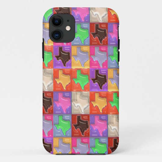 コラージュテキサス州 Case-Mate iPhoneケース (裏面)