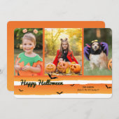 コラージュハロウィンフォトカード シーズンカード (正面/裏面)