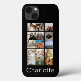 コラージュパーソナライズされたは自分で作るユニーク iPhone 15 MINIケース