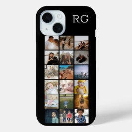 コラージュパーソナライズされたは自分で作るユニーク iPhone 15ケース