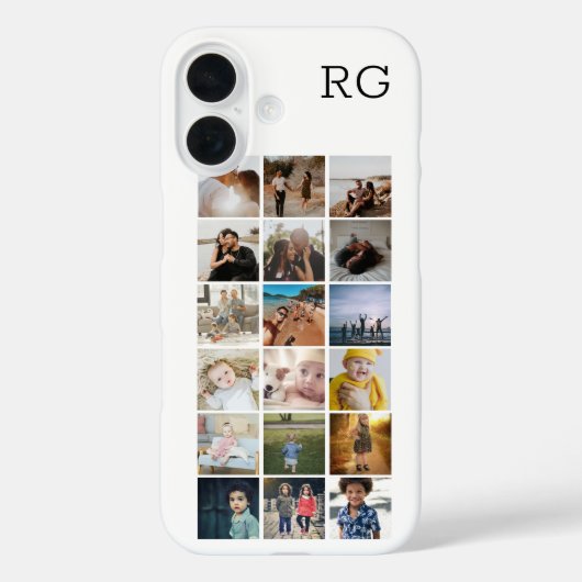 コラージュパーソナライズされたは自分で作るユニーク Case-Mate iPhoneケース (裏面)
