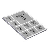 コラージュパーソナライズされたテンプレートの作成9 PHOTO ノートブック (右側)