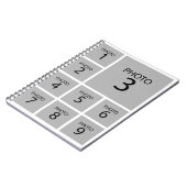 コラージュパーソナライズされたテンプレートの作成9 PHOTO ノートブック (左側)